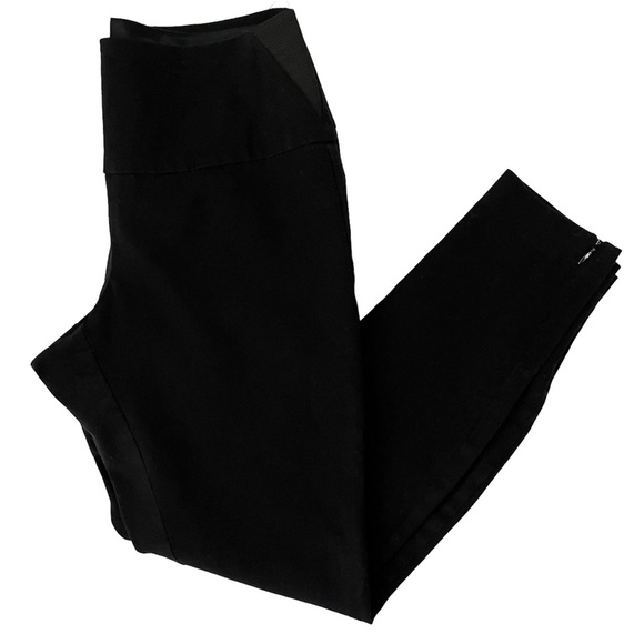 Spanx Black Ready to Wow Ankle Zip Twill Leggings Small - Picture 2 of 5